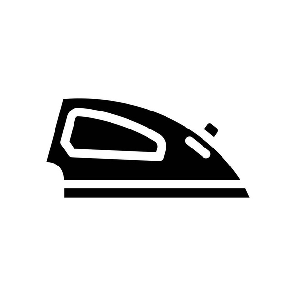 ferro dispositivo glyph icona vettore isolato illustrazione - Vettoriali, immagini