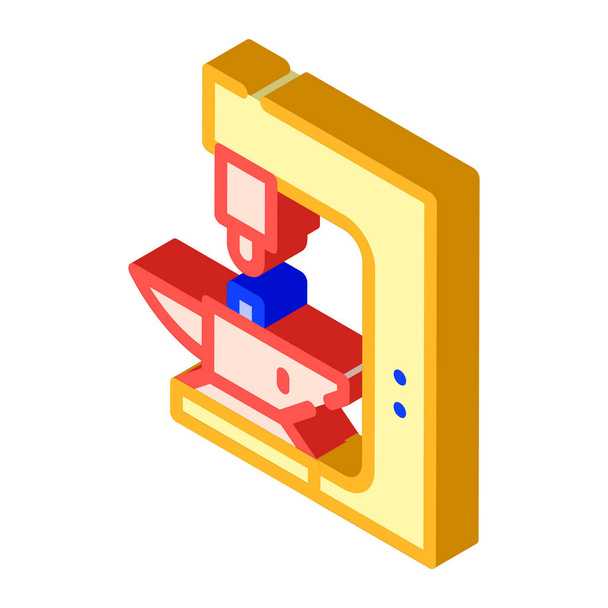 forge automatique icône isométrique vecteur illustration isolée - Vecteur, image