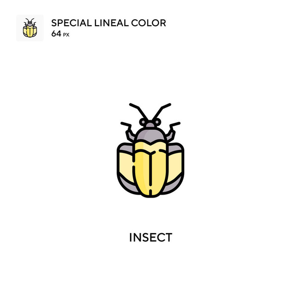 Inseto Ícone vetorial de cor linear especial. Ícones de insetos para o seu projeto de negócios
 - Vetor, Imagem