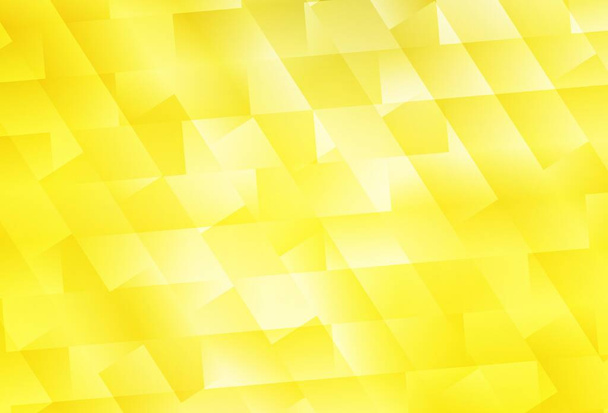 Light Yellow vector backdrop with rhombus. Modern abstract illustration with colorful rectangles. Pattern for commercials. - Vector, Image