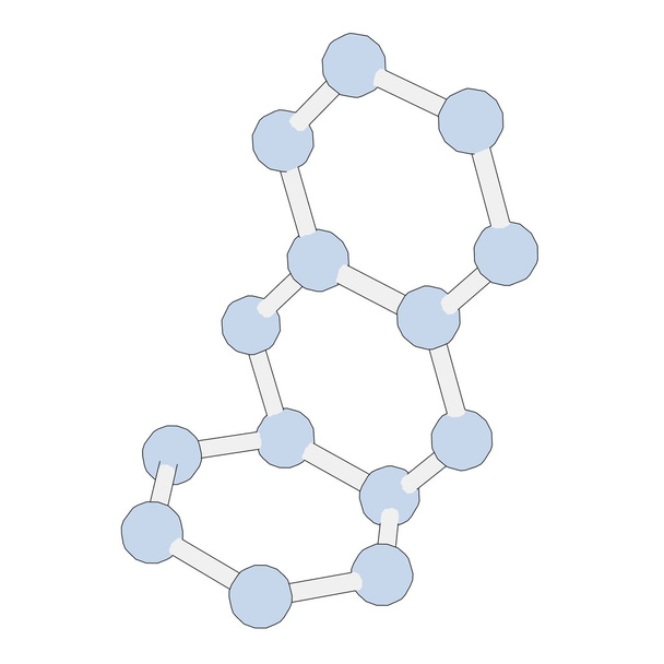 Image de bande dessinée de la structure des molécules
 - Photo, image