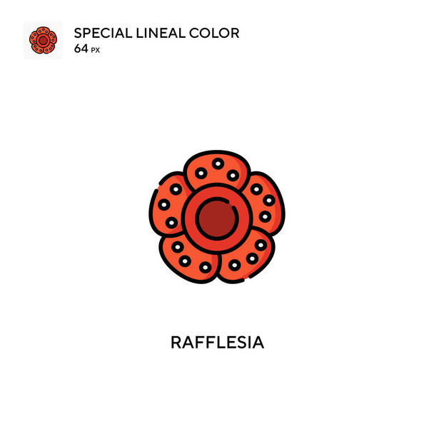 Rafflesia Special lineal color vector icon. Rafflesia icons for your business project - Vector, Image