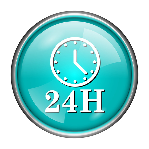 ikona zegar 24h - Zdjęcie, obraz