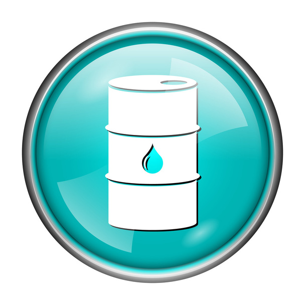 Oil barrel icon - Photo, Image