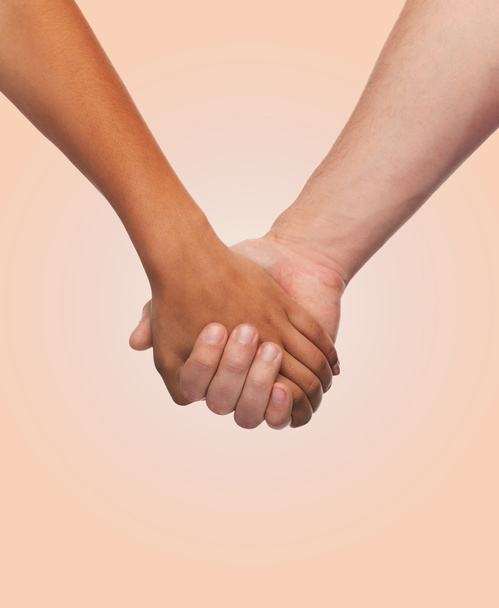 Woman and man holding hands - Фото, изображение