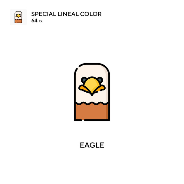 Eagle Special Lineal renk vektör simgesi. İş projeniz için kartal simgeleri - Vektör, Görsel