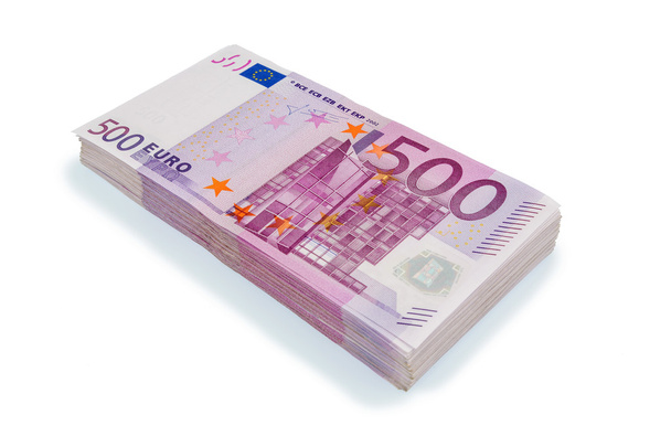 Five hundred euro banknotes - Fotoğraf, Görsel