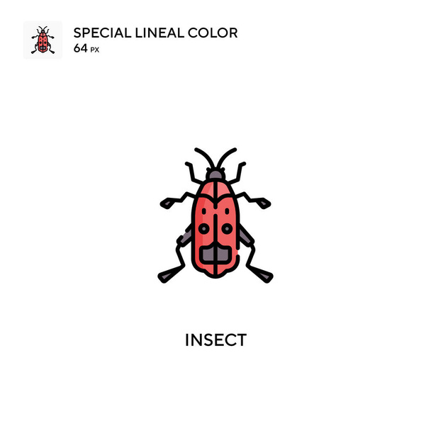 Speciální ikona vektoru barev hmyzu. Ikony hmyzu pro váš obchodní projekt - Vektor, obrázek