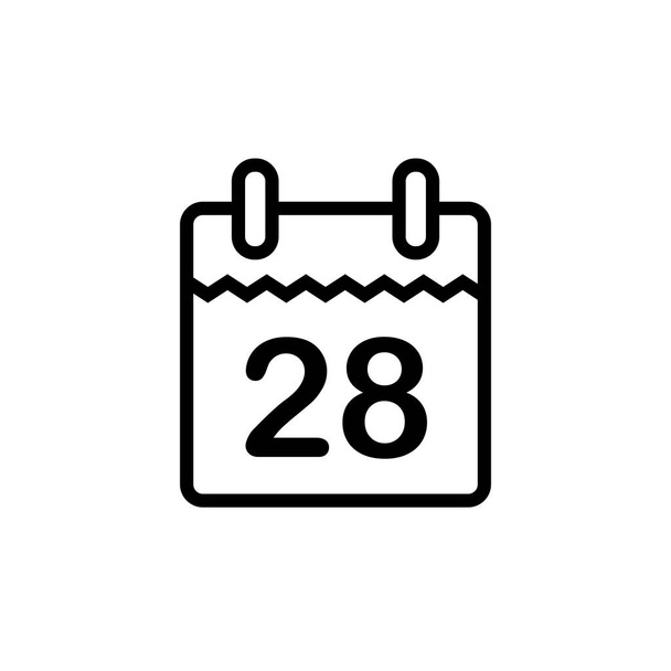 Illustration Vector graphic of calendar icon. Fit for agenda, remember, application, reminder etc. - Vector, Image
