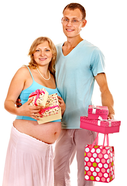 Беременная женщина с мужчиной
 - Фото, изображение