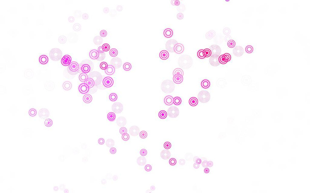 Світло-фіолетовий, рожевий векторний фон з бульбашками. Розмиті бульбашки на абстрактному тлі з барвистим градієнтом. Шаблон оголошень, листівок
. - Вектор, зображення