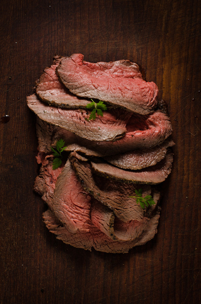 Juicy roast beef slices - Photo, Image