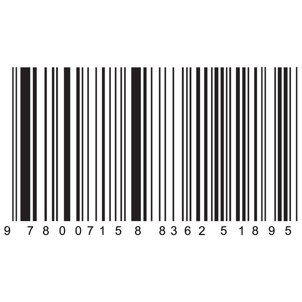 realistische barcode vector - Vector, afbeelding