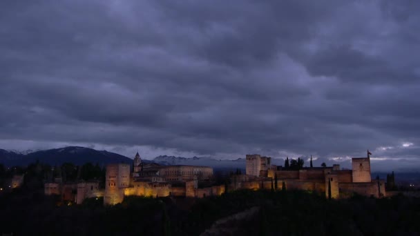 Alhambra vista nocturna
 - Metraje, vídeo
