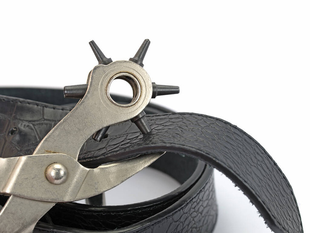 Punch pliers against a white background - Photo, Image