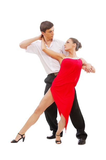 Beau jeune couple dansant
 - Photo, image