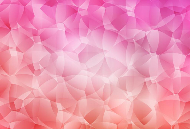 Patrón vectorial rosa claro con formas aleatorias. Ilustración con formas de degradado de colores en estilo abstracto. Diseño simple para su sitio web. - Vector, Imagen