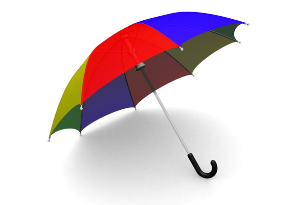 Umbrella on the ground - Foto, imagen
