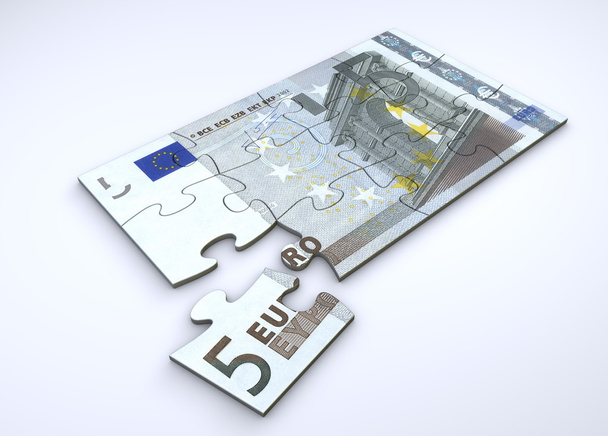 Puzzle da 5 Euro Note
 - Foto, immagini