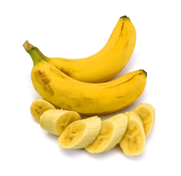 Стиглі банани ізольовані на білому тлі
 - Фото, зображення