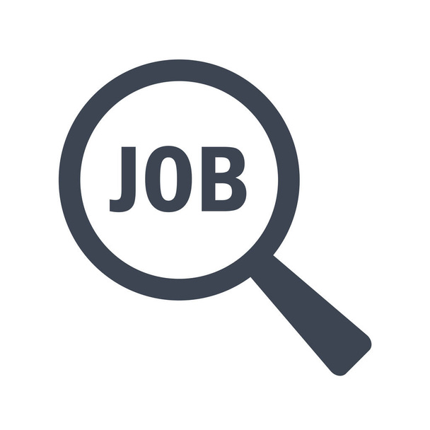 Search Job Icon Vector Graphic - Vector, imagen