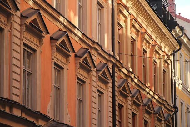 Rakennus Tukholman kaupungissa - Valokuva, kuva
