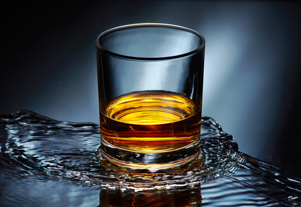 Whisky Glas - Foto, afbeelding
