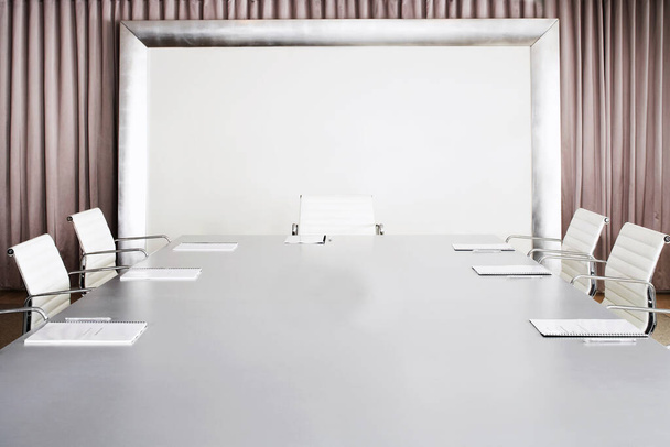 Empty Board Room on background - Fotó, kép