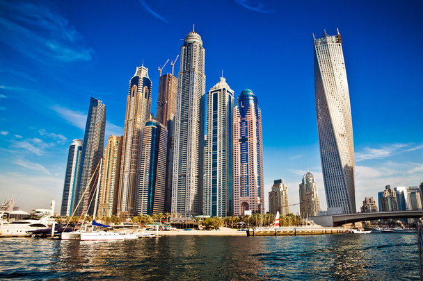 Rascacielos en Dubai, Emiratos Árabes Unidos
 - Foto, imagen
