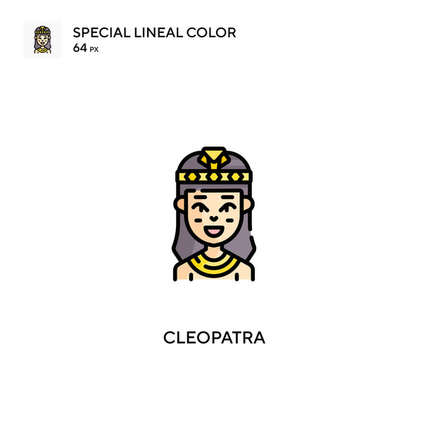 Κλεοπάτρα Ειδική γραμμή χρώμα διάνυσμα εικονίδιο. εικονίδια Κλεοπάτρα για την επιχείρησή σας - Διάνυσμα, εικόνα