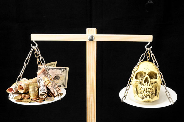 Crâne et argent
 - Photo, image