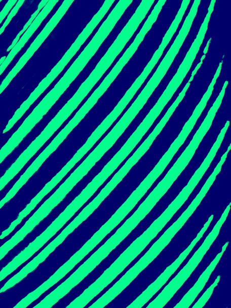 Resumen azul oscuro y verde diagonal líneas de fondo. - Foto, imagen
