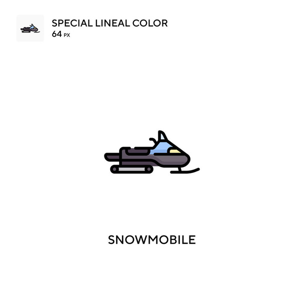 Snowmobile Special lineal χρώμα διάνυσμα εικονίδιο. Εικονίδια Snowmobile για την επιχείρησή σας - Διάνυσμα, εικόνα