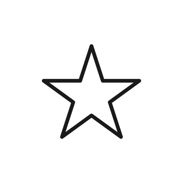 Ícone estrela. Símbolo favorito moderno, simples, vetor, ícone para design de site, aplicativo móvel, ui. Ilustração vetorial - Vetor, Imagem