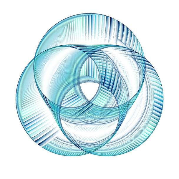 Περίπλοκο φως μπλε αφηρημένη συστροφή σπειροειδή κύματα σχεδιασμό - Φωτογραφία, εικόνα