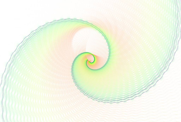 série spirale fractale. composition du diagramme d'éclatement radial pour utilisation avec des projets sur la science, la technologie et la conception - Photo, image