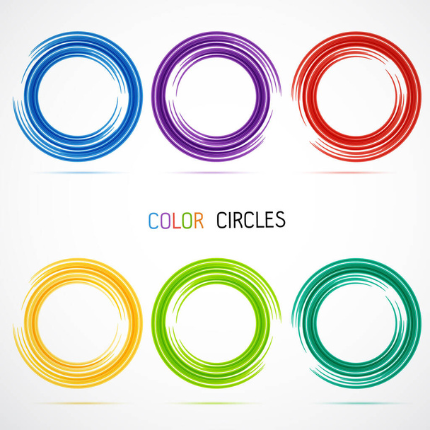 Circles vector illustration smart  - Vektor, kép