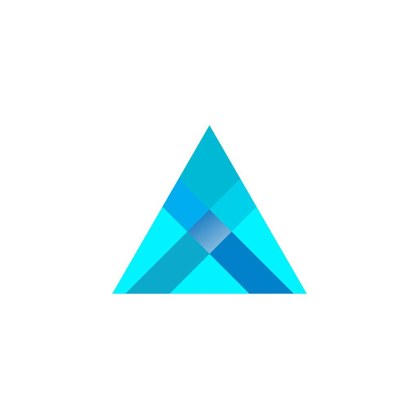 Dreieck Logo Vektor Vorlage Vorlage Design - Vektor, Bild