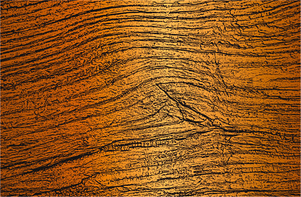 Ztráta staré suché dřevěné textury. Černozlaté grunge pozadí. EPS8 vektorová ilustrace - Vektor, obrázek