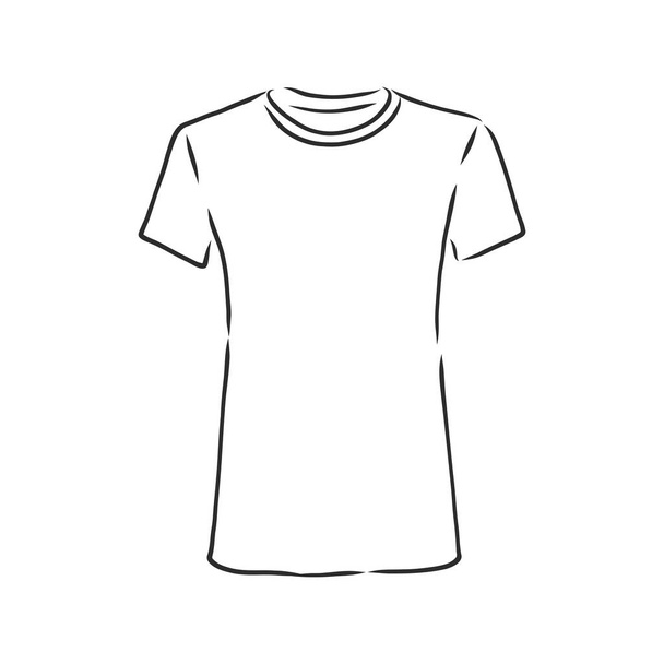 Ilustración del vector de la camiseta, camiseta, ilustración del boceto del vector - Vector, Imagen