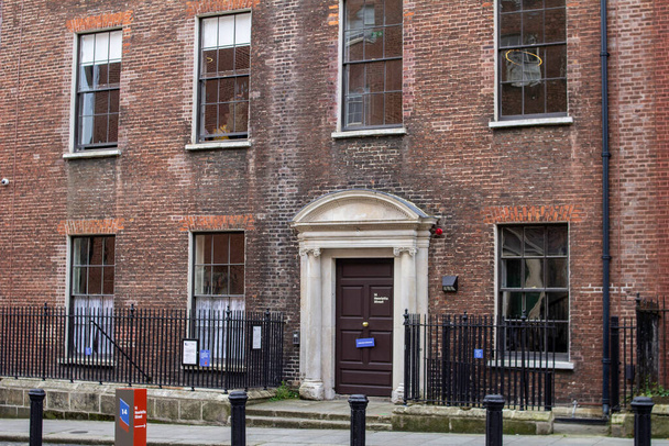 14 Henrietta Street, Dublin, Irland. Ein Museum, das die Geschichte dieses Gebäudes von einem feinen georgischen Stadthaus zu einem Mietshaus in einem Slum dokumentiert. - Foto, Bild