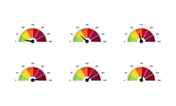 Index kvality ovzduší. Vzdělávací schéma s nadměrným množstvím látek nebo plynů v životním prostředí. Vektor na izolovaném bílém pozadí. EPS 10 - Vektor, obrázek