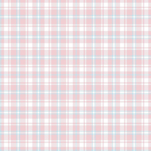 Pink Plaid, checkered, tartan seamless pattern suitable for fashion textiles and graphics - Vector, Image