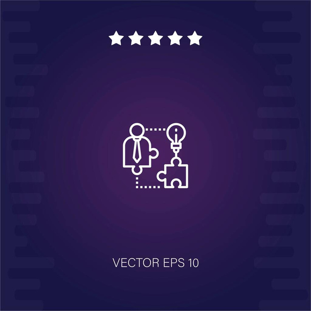 Mitbegründer Vektorsymbol moderne Illustration - Vektor, Bild