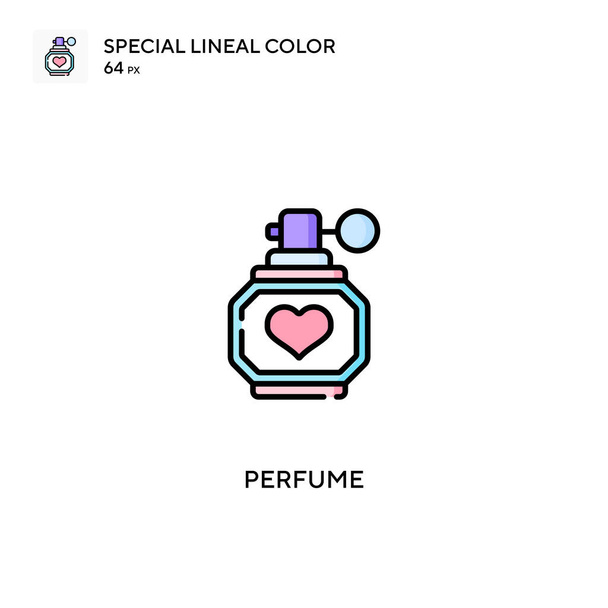 Parfüm Speciális lineáris szín vektor ikon. Parfüm ikonok az üzleti projektjéhez - Vektor, kép