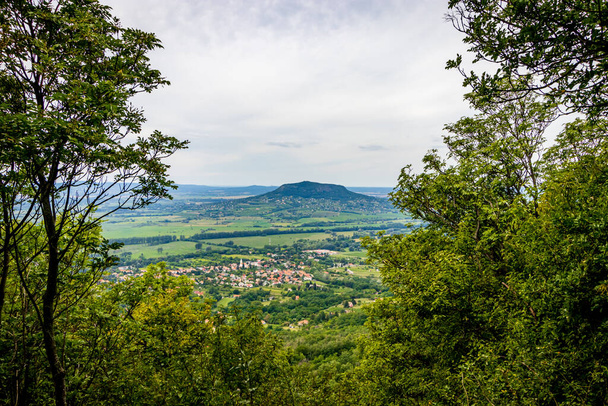 Vue de la colline Badacsony au lac Balaton, Hongrie - Photo, image