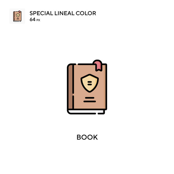Libro Speciale icona vettoriale a colori lineari. Icone del libro per il tuo progetto aziendale - Vettoriali, immagini