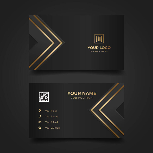 Print business card template - Vector, Image