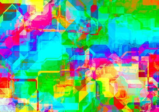 moderne grafische kleurrijke achtergrond, kopieer ruimte patroon - Foto, afbeelding