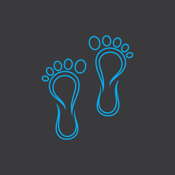нога Логотип Шаблон Векторний дизайн ілюстрації
 - Вектор, зображення